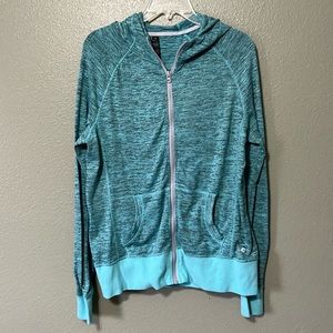 90 Degrees knit zip-front hoodie